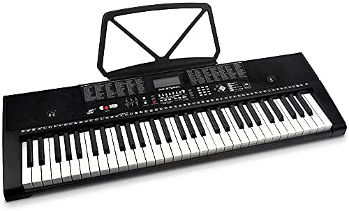 Yahoms Piano à clavier électronique portable Piano numérique 61 touches pour débutants avec touches d’éclairage, système… - Les Beatles, Paul McCartney, John Lennon, RIngo Starr, George Harrison Yahoms Piano à clavier électronique portable Piano numérique 61 touches pour débutants avec touches d'éclairage, système… – Image 7