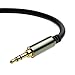Mediabridge 3.5mm Male Aux Cable (4 Feet) for Headphones, Speakers, Car Stereos and More