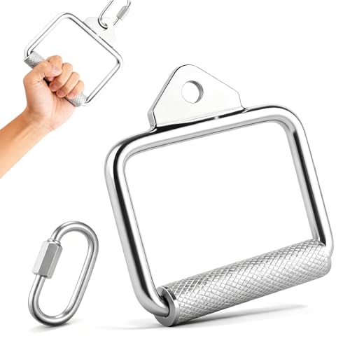 Attacco per Cavo con Impugnatura a Doppia D, Maniglie per Fitness, Impugnatura a Singola D, Maniglie...