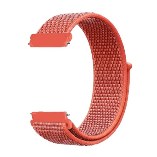MEVMEVGNLN Fit For Samsung For Galaxy Watch 6/5/4/5pro/4/6 /active 2 �p�o���h�AFit For Huawei GT �p�i�C�������[�v�X�|�[�c�u���X���b�g(22 Apricot,20mm w