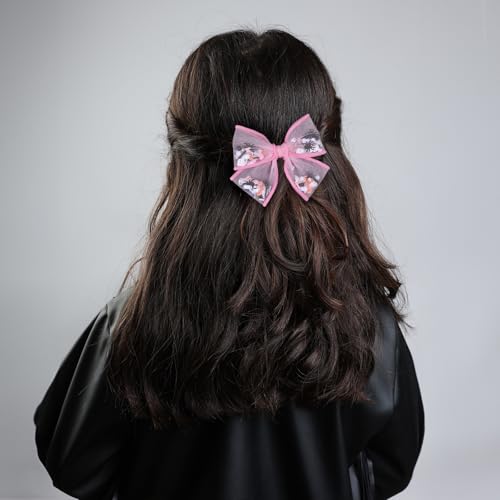 Pinzas para el cabello Halloween Rosa Fantasma 2 unidades miniatura 4