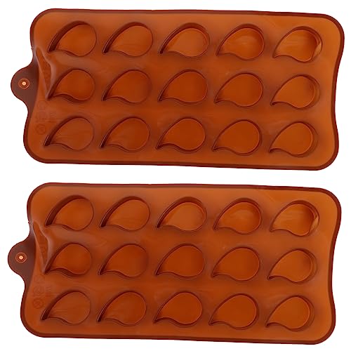 Amosfun 6 Piezas Molde para mousse de dulce de azúcar chocolate chocolatinas sweets molde para hacer gelatina s para cubitos de hielo de múltiples rejillas de pastelería