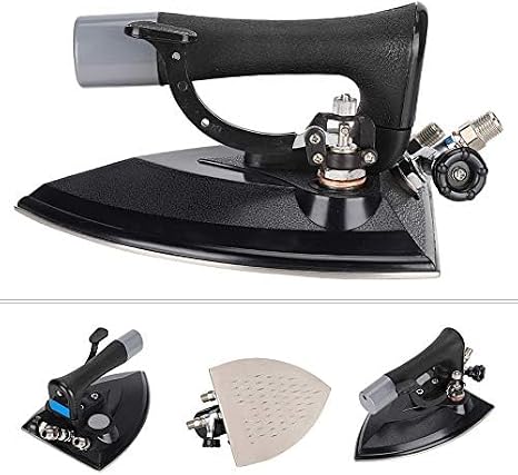 Iron With Steam Generator,Full Press Industrial Steam Ironing Press Complete Dry Cleaning Shop Clothing Factory Dedicated Boiler Iron, Non Stick Ceramic Soleplate