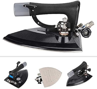 Iron With Steam Generator,Full Press Industrial Steam Ironing Press Complete Dry Cleaning Shop Clothing Factory Dedicated Boiler Iron, Non Stick Ceramic Soleplate