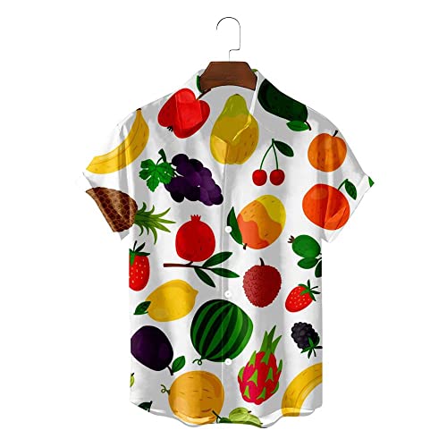 Chemise hawaïenne séchage rapide pour homme, haut de plage respirant et léger H3TF5J