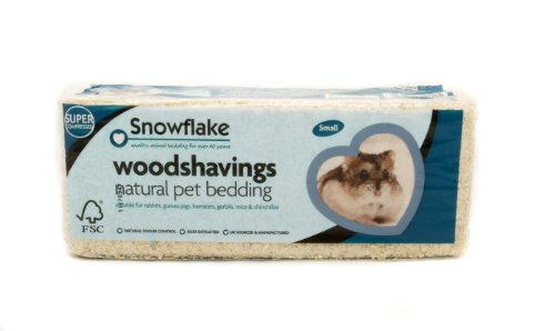 Snowflake Woodshavings Litière en copeaux de Bois