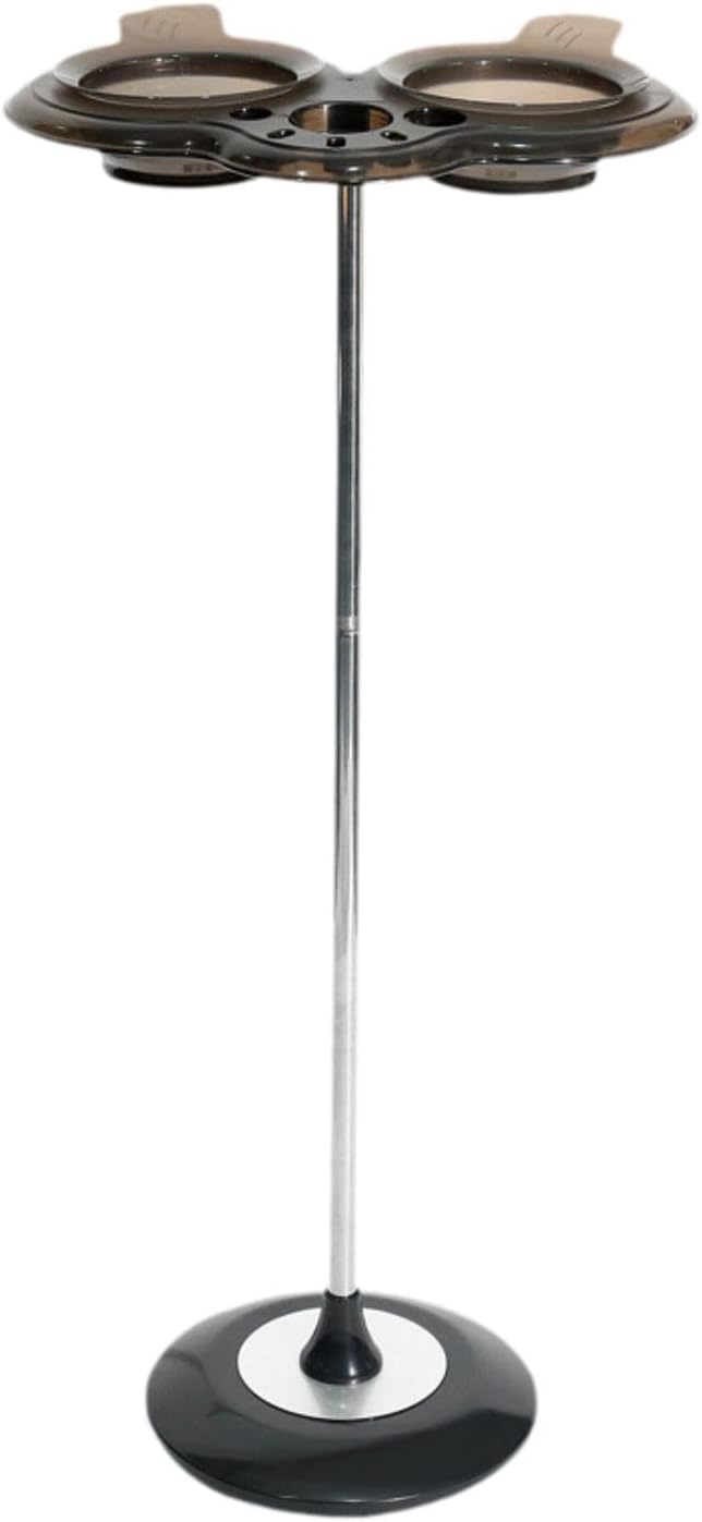 ヘアダイボウルホルダーステンレススチールヘアカラースタンドサロンと家庭用35.83インチ