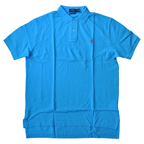Polo Ralph Lauren Men Classic Fit Mesh Polo Shirt, Blue, X-Large
