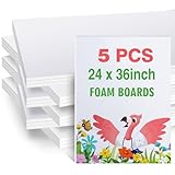 5 Pack Foam Board White Poster...