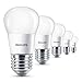 Produktbild Philips E27 LED 4 Watt ersetzt 25 Watt 2700K Warmweiß 250lm Höhe 87mm Ø 45mm matt, 8718696474969 (5er-Pack)