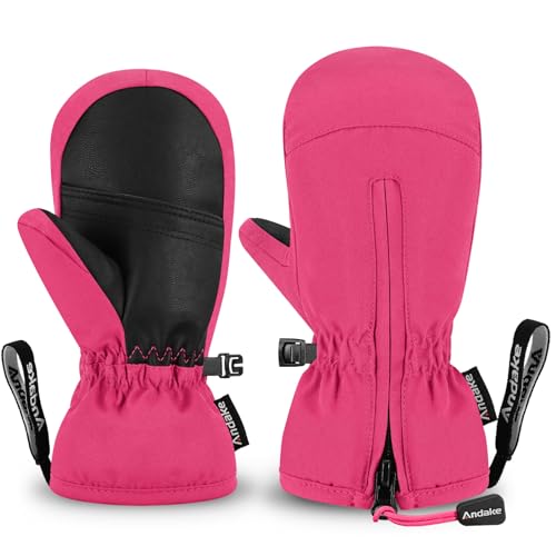 Andake Kinderhandschuhe,Warme Winterhandschuhe Wasserdicht...