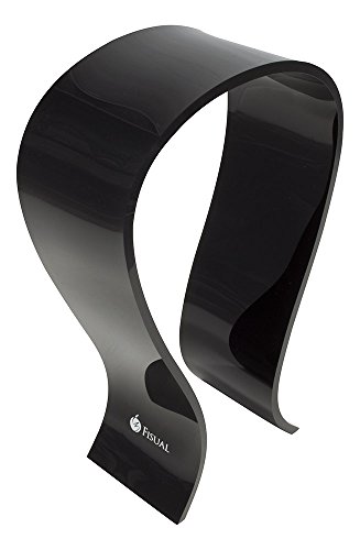 Fisual Acrylic Universal Headphone Stand Headset Rest (Black)