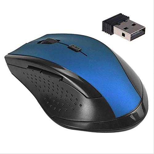 Souris sans fil 2.4G bleu pour un bureau partagé et ordonné