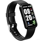 pixtlcoe Fitness Smart Tracker with 24/7 Health Monitoring,Heart Rate Sleep Blood Oxygen Monitor/Calorie Steps Counter Pedometer Activity Trackers/Smart Notifications for Men Women(Silver)