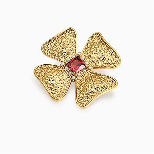 Broche femmes costume chemise robe manteau | Accessoires de mode rétro court
