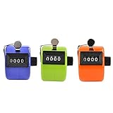  Saitec ? Hot New Color Handheld Tally Counter with 4 Digit Display Mechanical Palm Clicker Counter Golf Pitch for Lap/Sport/Coach/School/Event by Saitec