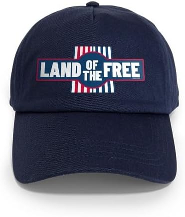 CafePress America250: Land of The Free Adjustable Baseball Cap