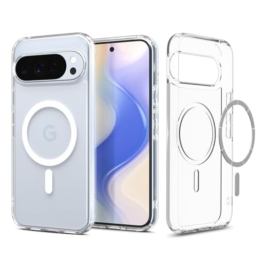 Spigen for Pixel 10/10 Pro Case, Ultra Hybrid MagFit (2025) [Designed for Pixelsnap, Compatible with MagSafe Accessories] [Anti-Yellowing] - Clear