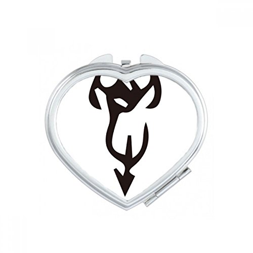 Miroir de poche de maquillage mignon pour sac à main nom Wan
