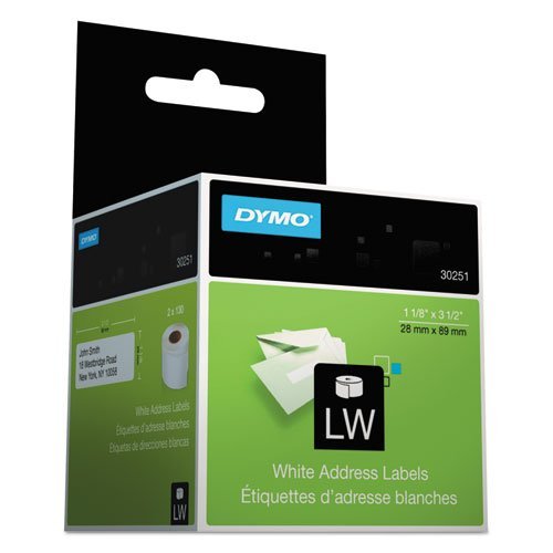 Étiquettes d'adresse 1 1/8 x 3 1/2 LabelWriter blanc pour envois