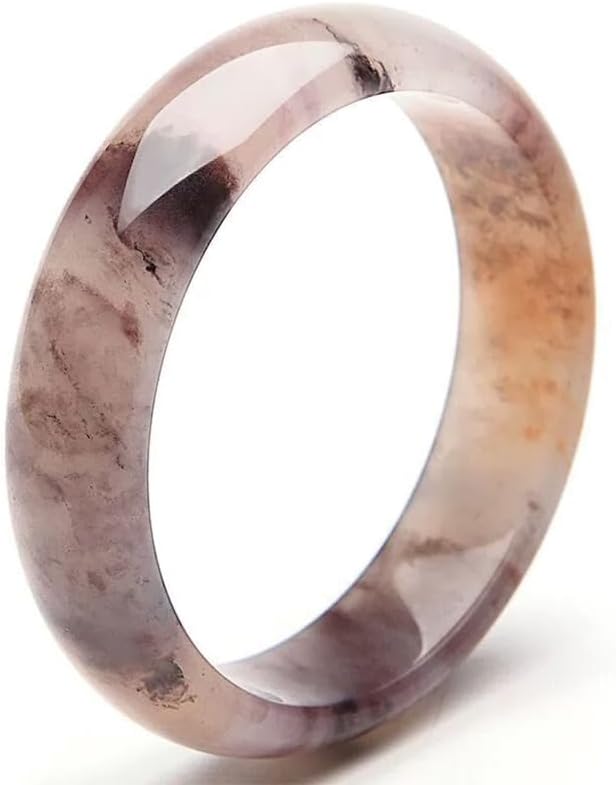 URED Violet Jade Stone Bracelet Natural Jade Bangle For Women Feng Shui Bangle Good Luck Bangle