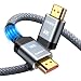 Snowkids 10K 8K HDMI 2.1 Cable 2M Certified, 48Gbps Ultra High Speed HDMI