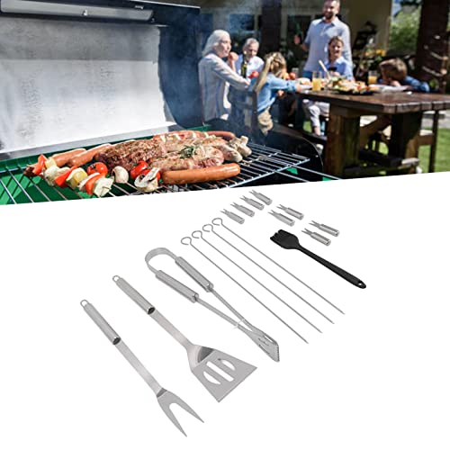 Grill Accessories for Outdoor Grill, 16Pcs Flat Top Griddle Accessories Kit, Exclusive BBQ Tools Spatulas Set for Blackstone, Stainless Steel Grilling Kit for Teppanyaki Camping