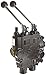 Prince RD526CCAA5A4B1 Directional Control Valve, Monoblock, Cast Iron, 2 Spool, 4 Ways, 3 Positions, Tandem, Spring Center, Lever Handle, 3000 psi, 25 gpm, In/Out: #12 SAE, Work #10 SAE