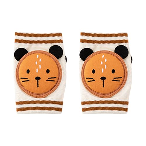 YUPEIUKLI Rodilleras para Gatear para bebés con Agarre de Silicona Antideslizante, Mezcla de algodón y Elastano Grueso para bebés y niños pequeños Que gatean