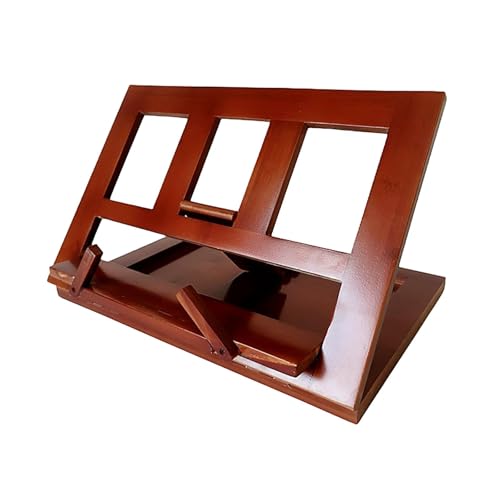 Tachiuwa ピアノ譜面台、キーボードピアノアクセサリー、本棚読書ブックスタンド、ブックスタンド、キーボード譜面スタンドポータブル, コーヒー