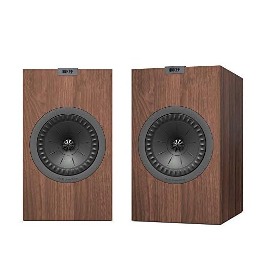 KEF Q350 Walnut Bookshelf Speakers Pair