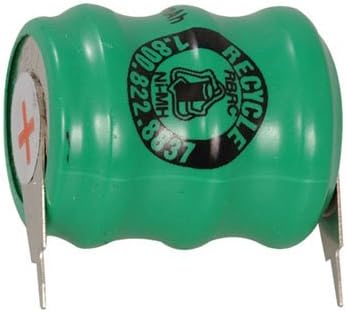Battery,NIMH,3.6V,80MAH,2 PINS,STD 14-16HRS@8MA,6HRS@16MA