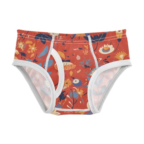 KLL Floral Toddler Boys Soft Briefs Cute Undies