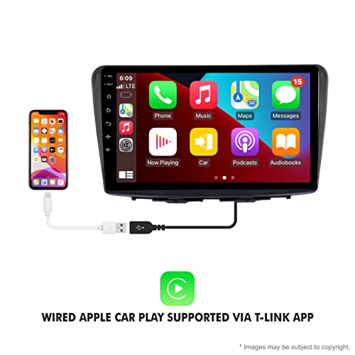 Image of 9 Inches Advanced Wireless Car Radio Receiver Android 10 System for Maruti Suzuki Baleno with 2Gb /16Gb Ram & ROM with Apple Carplay and Android Auto