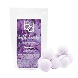Belle & Beau Luxe All-Natural Hemp Lavender Bath Bombs - Loaded with Organic Hemp Seed Oil, Lavender Oil, and Shea Butter. 8 Count -  BB BELLE & BEAU LUXE