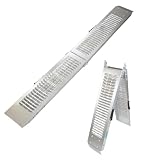 TRUTZHOLM 1 x Auffahrrampe Stahl 189 cm Tragkraft 200 kg klappbar gewölbt Verladerampe...