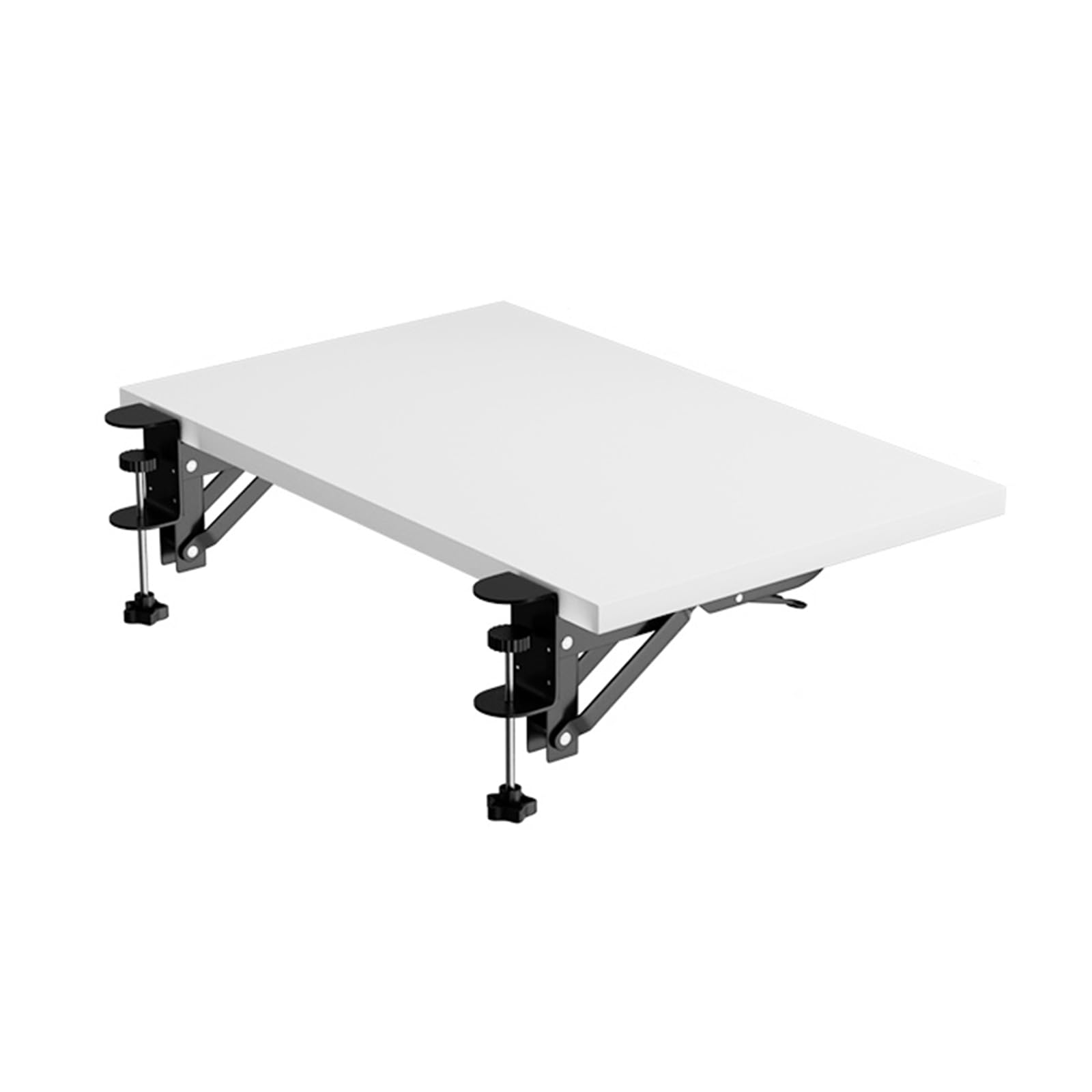 Faltbare Schreibtischklemme, Tastaturablage, Nizer, nicht bohrende Klemme, platzsparend, faltbares Tablett, verstellbares Schreibtischzubehör für Home Office
