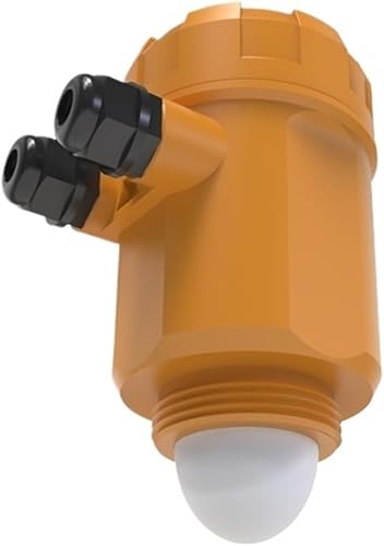 80GHz Anti-Explosion Radar Level Gauge Level Meter Water Liquids Measure Sensor with Digital Display(Blue-Rs485)