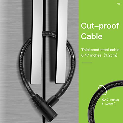 Rofio Fridge Lock, Refrigerator Lock With Keys, Childproof Lock For French Door Fridge And Cabinet #TOP2