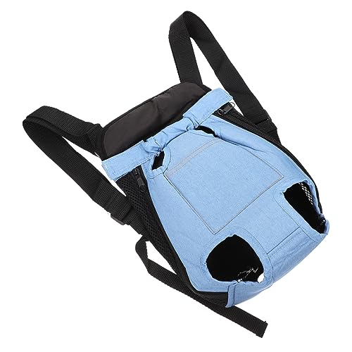 Balacoo Pet Backpack Dog Backpack Breathable Dog Bag Portable Carrier for Cats Portable Cat Pouch Cat Bags Pet Small Travel Pet Carrier Pet Bag Polyester Sky-Blue
