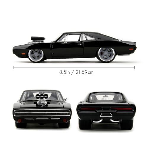 Miniatura 6 de Jada Toys Fast And Furious Dodge Charger R T 1970 - Coche De Película De Fast Furious 10 Fast X Con Piezas Para Abrir, Escala 1:24 20 Cm , Para Fans A Partir De 8 Años