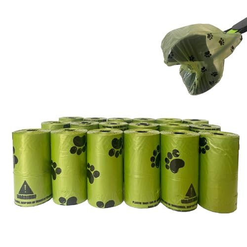 ShinyDew Extra Large Dog Poop Bags, XL Pooper Scooper Bag, 13.8 x 12 Inch, 100% Leak Proof Dog Poop Bags Rolls, 270 Count