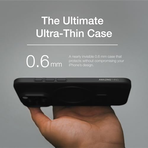 Coque iPhone 16 Pro Max fine anti-traces de doigts et compatible MagSafe
