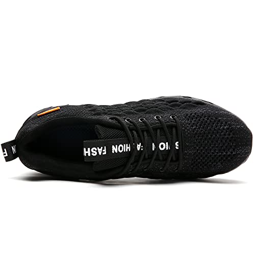 Skdoiul Sneakers For Men Sport Running Shoes Athletic Tennis Walking Shoes Fashion Sneaker Mesh Breathable Black Size 10 #TOP1