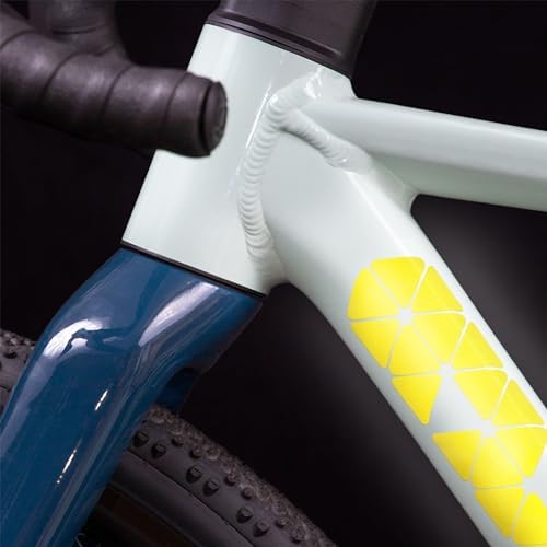 42 autocollants pour vélos (bleus), réflecteurs pour vélos, réflecteurs pour vélos, autocollants