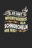 Es gibt wichtigeres als Schnorcheln nur was?: Notizbuch A5 gepunktet (dotgrid) 120 Seiten, Notizheft / Tagebuch / Reise Journal, perfektes Geschenk für Schnorchler