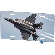 حارقو الطائرات من طراز F-35 يخترقون السماء لوحة ترخيص معدنية جديدة للشاحنات والسيارات وسيارات الدفع الرباعي
