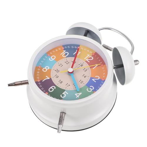 Garneck Reloj Despertador Infantil con Luz Nocturna de Metal y Diseño para Escritorio en Habitaciones Adolescentes