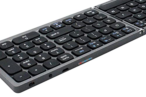 HDWR Computer Keyboard, Wireless, Folding, Bluetooth V3.0, Wireless Operation with a Range of up to 10 Meters - Image 3