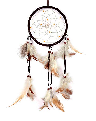 Dream Catchers Handmade Feather Native American Dreamcatcher Circular Net for Men Boys Kids